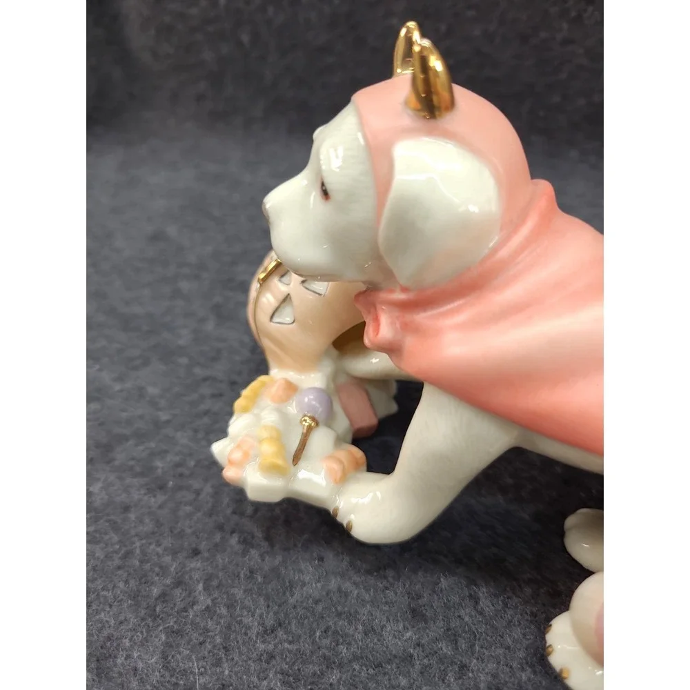 Lenox Puppy Sweet Little Devil Labrador Halloween Dog Pumpkin 24k Gold Accents